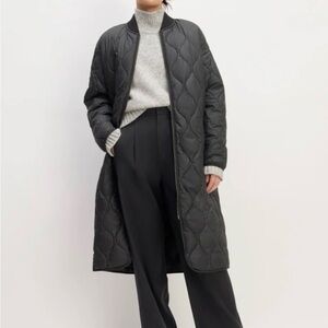 Everlane Renew long liner  Quilted Coat
